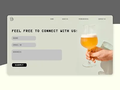 Fugas Brewing Co | Contact Us brewery brewing brewing company company contact page contact us design landing page minimal ui design ui inspiration ui ux ux design web design