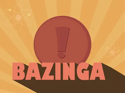 The Big Bang Theory: Weekly Warm-up adobe illustrator design dribbbleweeklywarmup flat flat design illustration minimal poster art retro retro design tvshow ui vector weekly warm up weekly warmup weeklywarmup