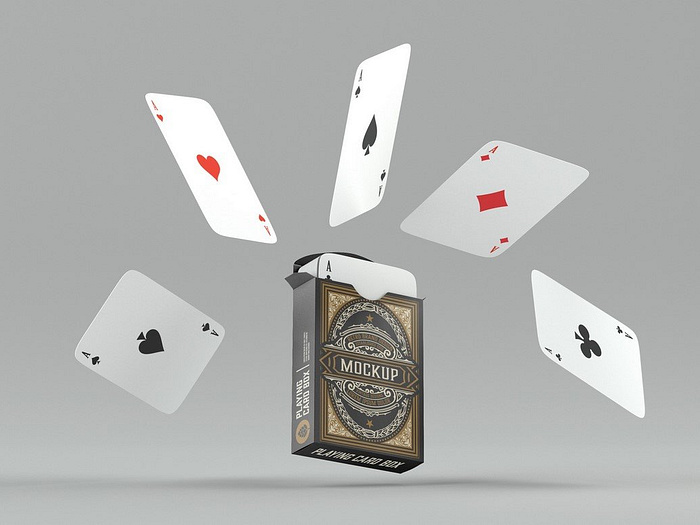 Box with Playing Cards Mockup by Roverto Hartasanchez on Dribbble