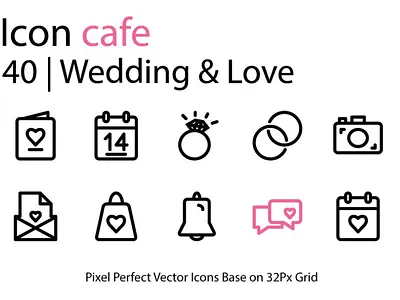 WEDDINGS ICONS and VALENTINE'S DAY ICONS and LOVE ICONS icon icons line love outline perfect pexels wedding