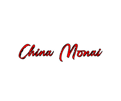 China Monai #4th #design in Simple Red animation art branding design illustration illustrator lettering logo type typography vector