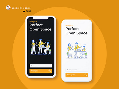 Coworking Space Booking App appdesign booking coworking coworking space designchallenge designwich uidesign