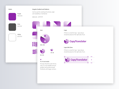 Guidelines app brandbook chinese design gradient guidelines logo logo design logodesign minimal open source radar simple