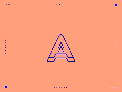 letter A monogram logo 2d a a logo adobe alphabet brand identity graphicdesign icon identity letter a letter a logo lettermark letters lineart logo logos logotype minimal monogram typography