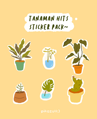 hits plant starter pack design design art illustration