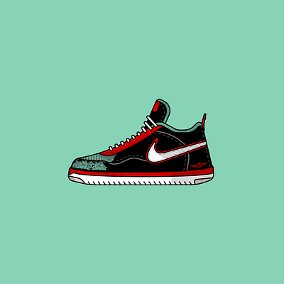 nike's from dream adobeillustator art clean design designs flat graphicdesign illustraion illustration illustration art illustrations minimal nike nike air shoe sneaker art sneaker illustration sneakers vector vectorart