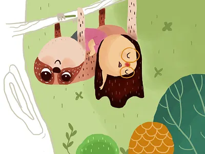 me and slot haha design illustration