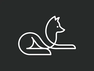 fox brand branding design fox fox logo iran line logo logodesign vector visual identity