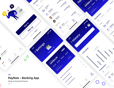 PayNow - Mobile Banking App app bank app banking app banking app ui figma illustration mobile bank mobile banking money app ui uidesign uiux ux