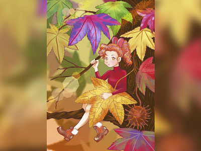 Arriety anime arriety fanart illustration photoshop studio ghibli