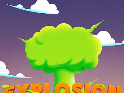 Boom boom cloud explosion game guacamole illustration ios mobile mushroom cloud noise