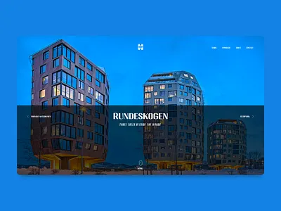 Helen & Hard Landing Page architecture design norway ui