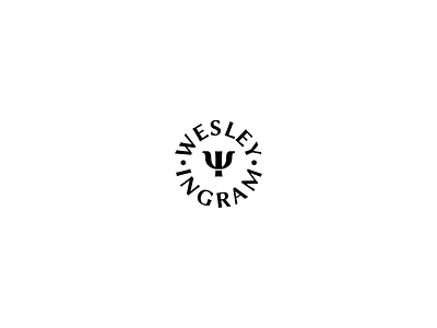 WESLEY INGRAM letter i letter w letter ψ logo monogram psychologist psychology
