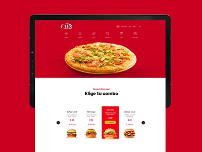Food Delivery Website colors design food food website ui web web design website
