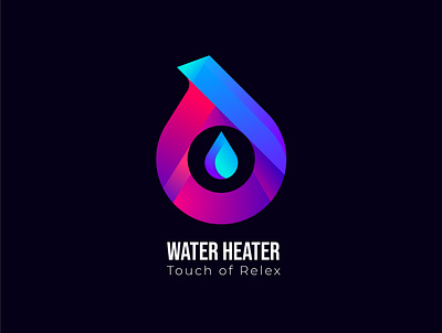 Water Heater Logo Design a letter logo design education logo gradient logo gradient logo design icon icon design illustration logo logo design modern logo water heater logo