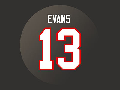 Mike Evans Icon Gray design fantasy football fantasy football design icon iconset illustration mike evans mike evans icon nfl nfl design photoshop vector art