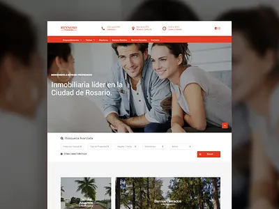 Real Estate Website design real estate ui web web design website