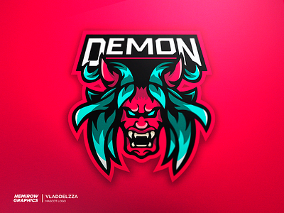 Mascot logo for sale! Demon design esportslogo illustration illustrator logo mascot mascotlogo vector