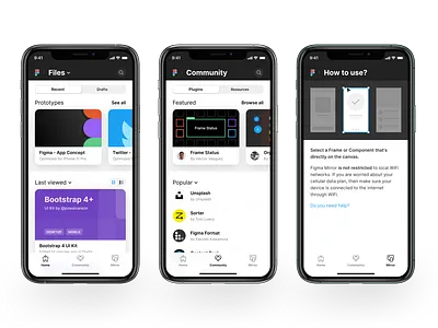 Figma App - Concept app app design apple concept figma figmadesign ios iphone iphone x mockup