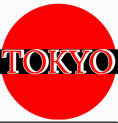 TOKYO 08.9.20 black design icon illustration logo minimal red tokyo white