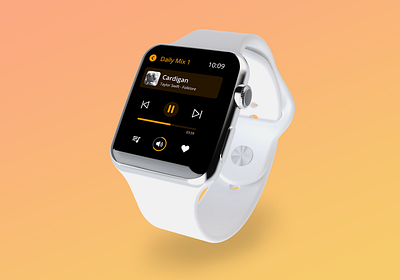 Music Player apple watch design dailyui music player uichallange