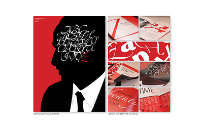 Hermann Zapf Poster and Brochure brochure brochure design design flat hermann zapf illustration illustrator portfolio poster poster art print typogaphy vector
