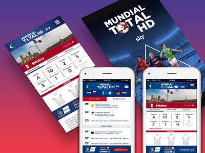 Propuesta de App Mundial 2018 - México app ui ux