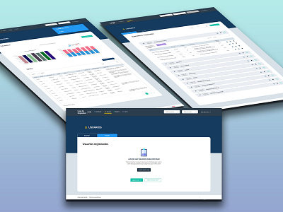 Dashboard - Usuarios app design ui ux web
