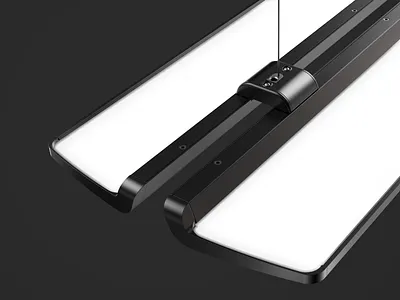 Luminaire Closeup clean design hero hero image industrial design industrial designer keyshot light lighting lighting design luminaire minimal product design product shot render