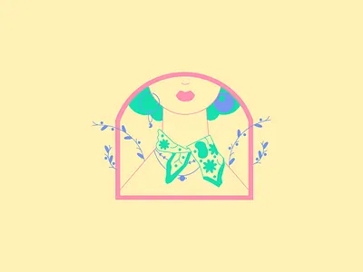 Girl from Ipanema 🌊 2020 character cute girl illustration pastels