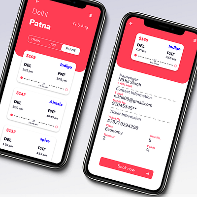 Tickets Booking App Design app design apple design dribbble ios app design responsive design ticket booking uidesign