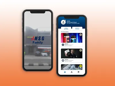 HSG Family - Employee APP app banner design branding design mobile mobile ui ui ui design uiux ux