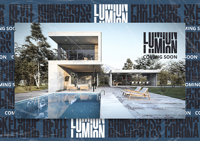 Cover Poster Lumion #03 architecture artwork branding layout photoshop poster design typography