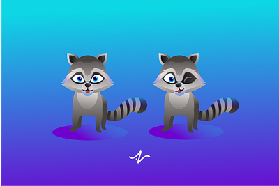 Raccoon mascot design ideas character design illustration mascot mascotlogo raccoon vector