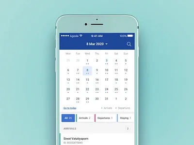 Calendar interaction app interaction ui ux