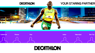 DECATHLON / THE SPORT'S WORLD adobe interactivity ui ux arvers behance branding digitaldancingwordsrecords dribble ux frederic typography ui ux