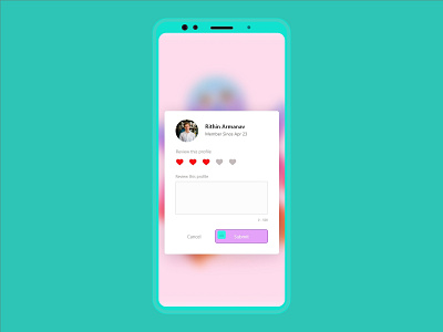 profile rating clean ui mobile ui profile ui uiux ux