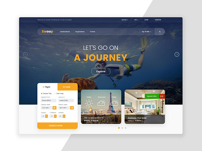 Hotel Booking Website ui ui design ux ux design web web design web template website