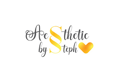 Aesthetics by Steph Logo graphic design icon logo logo design vector