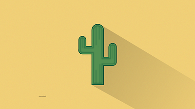 Cactus adobe illustrator art artwork cactus cactus illustration desert digital art illustration minimal minimalism pastel color simple vector