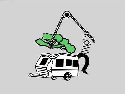 Caravan & Trailer insurance for Youi Insurance.🚐🌳🇦🇺 applepencile australia caravan digital illustration graphic design illustration insurance illustration ipadpro landing page design landingpagedesign lifedrawing procreate simple illustration ui uiux