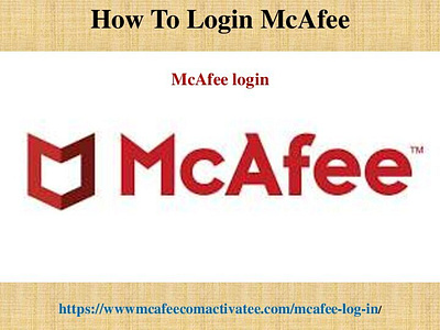 How To Login McAfee