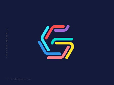 Letter G alphabet branding brandmark colorful creative design designer designs elegant g initial letter logo logo design logos logotype minimal monogram strips symbol