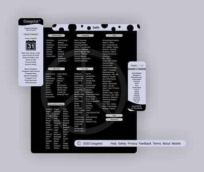 Craigslist basic design beginner concept craigslist figma gif graphical user interface learning makeover peace redesign redesign concept redesigned ui design user interface uxdesign webpage webpage design website website concept