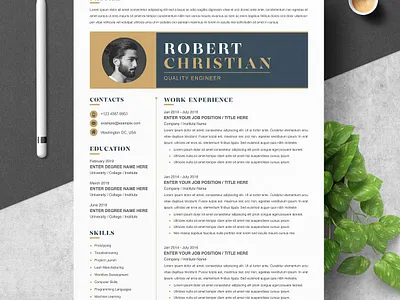 Resume Template for Microsoft Word clean resume creative resume curriculum vitae cv template download free modern modern resume professional resume resume template template