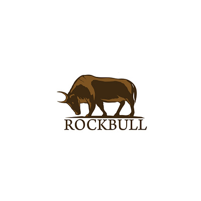 Rockbull branding bull design illustration logo