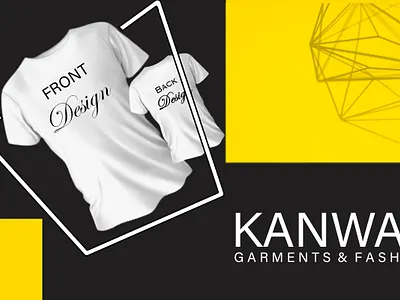 Garments Banner branding design garments