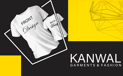 Garments Banner branding design garments