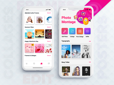 Photo Montage (Photo Editing App) collages flyers frames photo app photo edit photo editing photo editor photo montage posters selfie story teller
