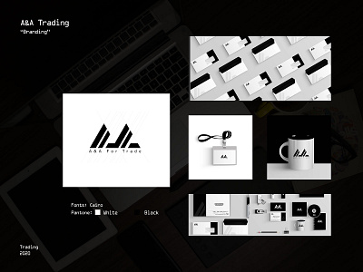 A&A For Trade " Brand Identity " brand design brand identity branding design digital egypt english illustration logo product design vector